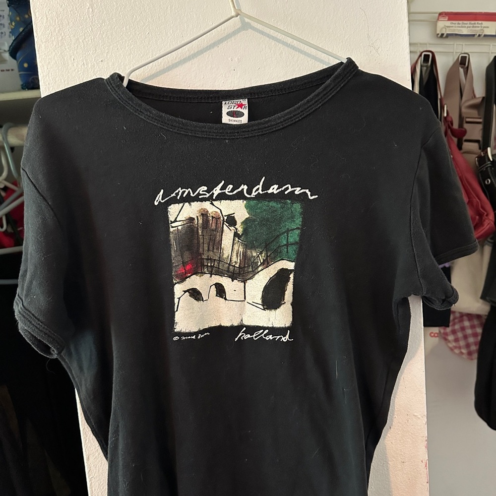 Black Short Sleeve Graphic Tee
